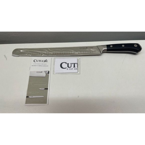 Cutluxe Slicing Carving Knife - 12" Brisket Knife, Meat Cutting and BBQ Knife - Picture 4 of 12